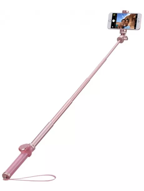 монопод для селфи Momax Selfie Pro Selfie Pod 90 см KMS4 rose gold