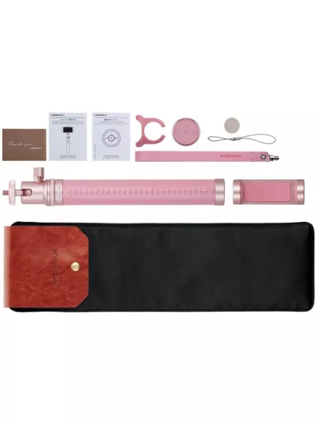 монопод для селфи Momax Selfie Pro Selfie Pod 90 см KMS4 rose gold