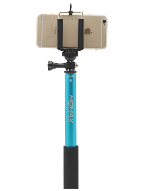 монопод для селфи Momax SelfiFit Bluetooth Selfi Pod KMS1 blue
