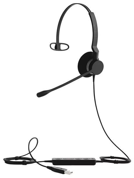 Профессиональная гарнитура для колл-центра  Jabra Biz 2300 Mono USB MS 