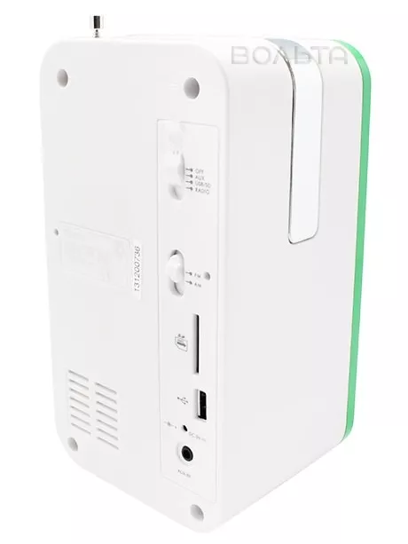 Радиоприемник с аккумулятором и проигрывателем mp3 Лира РП-260 green