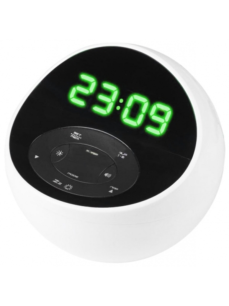 цифровые часы с радио BVItech BV-48 white green