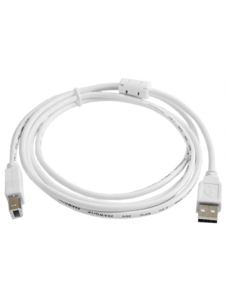 кабель для принтера ATcom USB (Am->Bm, феррит) 0.8 m white