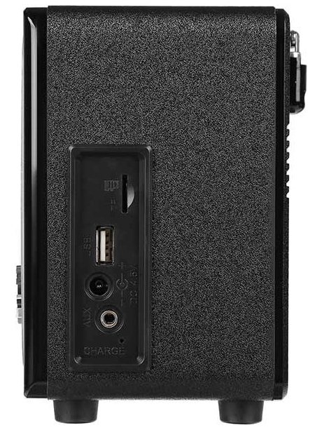 стационарный радиоприемник в стиле ретро MAX МR-370 черный