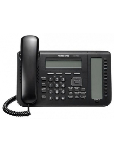системный IP-телефон Panasonic KX-NT553RU black