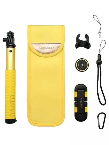 монопод для селфи Momax Selfie Hero Selfie Pod 100 см KMS7 golden
