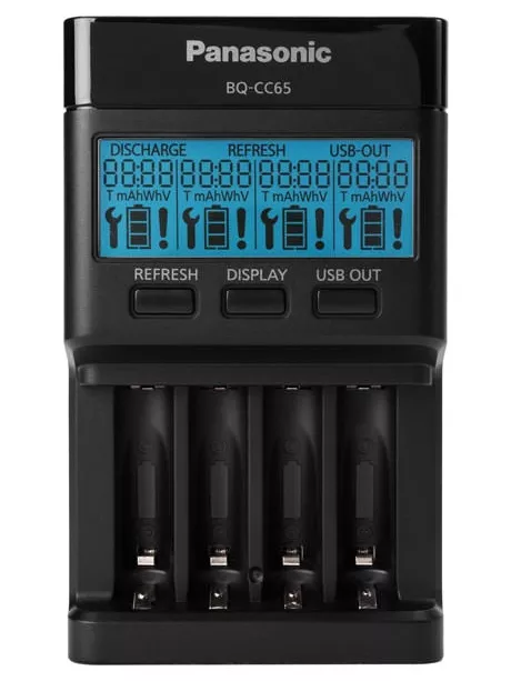 зарядное устройство Panasonic Eneloop BQ-CC65E Professional Charger black