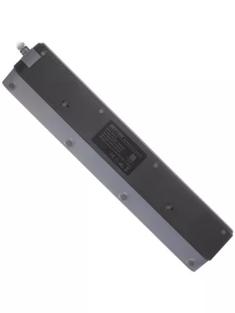 сетевой фильтр Bestek EU power strip MRJ4402 black