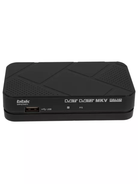 ТВ-тюнер DVB-T2 BBK SMP023 HDT2 черный
