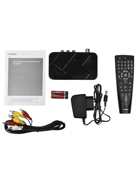 ТВ-тюнер DVB-T2 BBK SMP023 HDT2 черный