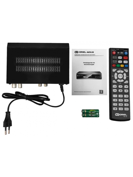 ТВ-тюнер DVB-T2 с поддержкой Wi-Fi и IPTV Oriel 421UD black