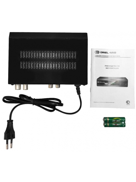 ТВ-тюнер DVB-T2 с поддержкой Wi-Fi Oriel 421D black