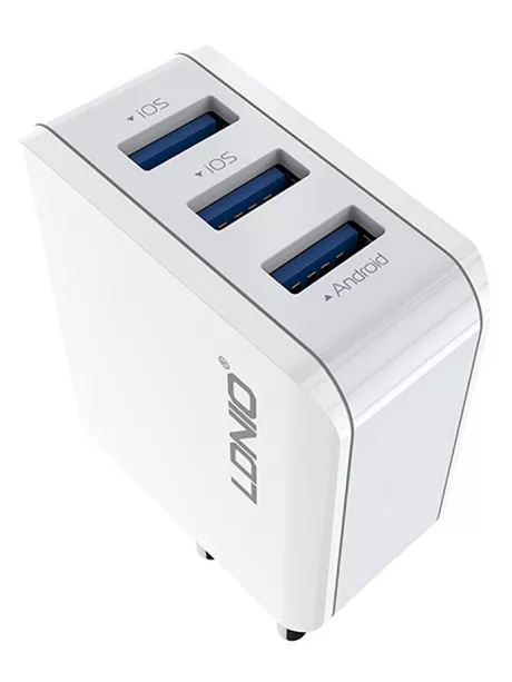 USB зарядное устройство LDNIO A3301 3USB*3,1A white