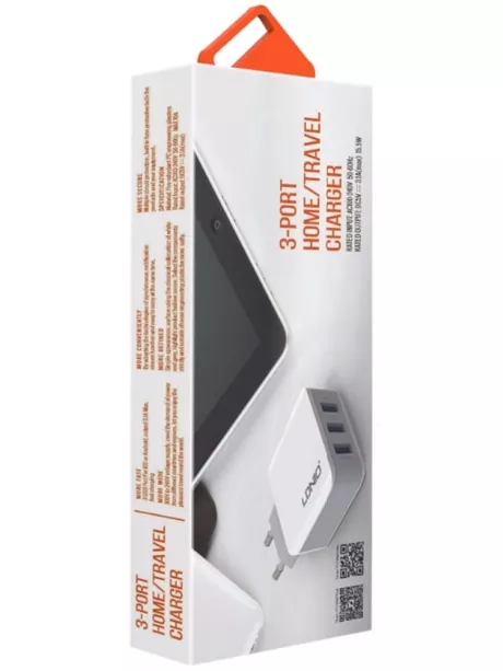 USB зарядное устройство LDNIO A3301 3USB*3,1A white