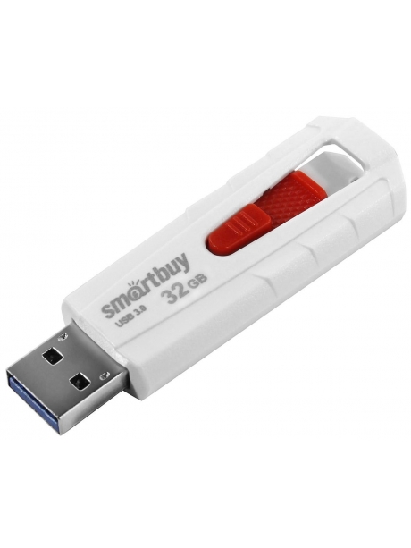 флешка USB SmartBuy IRON 32Gb 3.0 white/red