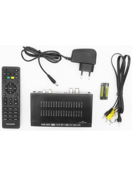 ТВ-тюнер DVB-T2 Telefunken TF-DVBT227 черный