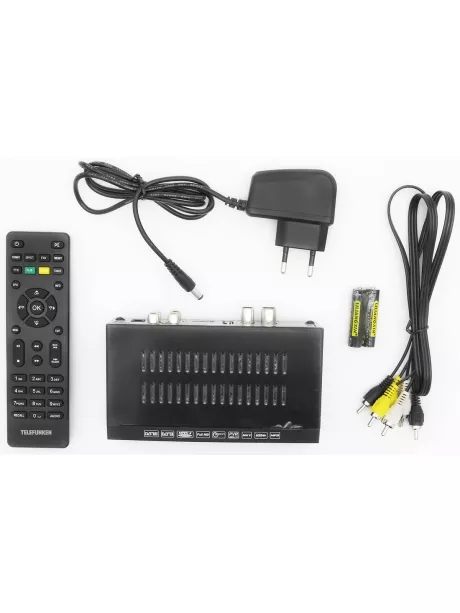 ТВ-тюнер DVB-T2 Telefunken TF-DVBT227 черный