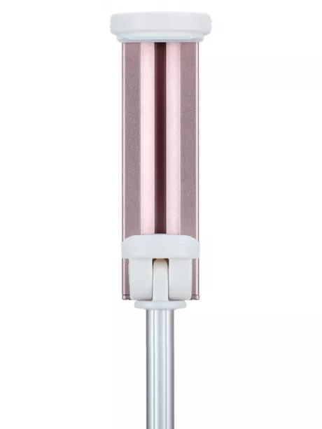 монопод для селфи с дополнительным светом Momax Selfie Light Selfie Stick with Bluetooth and LED Fill KM12 pink