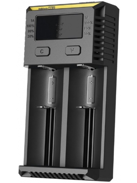 универсальное зарядное устройство на 2 канала NiteCore NEW I2  Intellicharge V2 