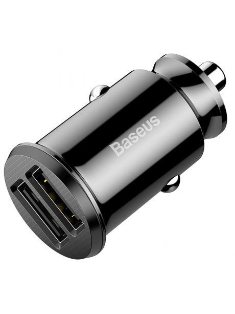 автомобильное зарядное устройство Baseus Grain black