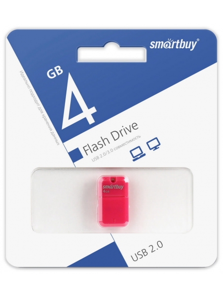 флешка USB SmartBuy ART 4GB pink