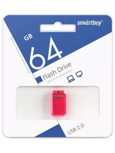флешка USB SmartBuy ART 64GB pink