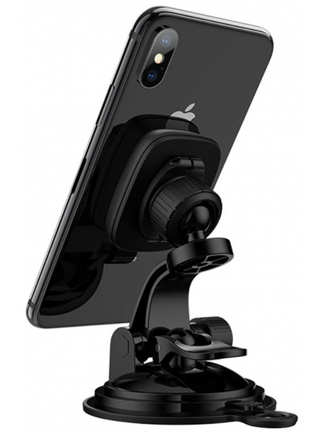 держатель на торпедо Hoco CA28 Happy journey series suction cup magnetic car holder black