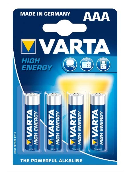 батарейки Varta LR03/AAA LONGLIFE Power-4BL 