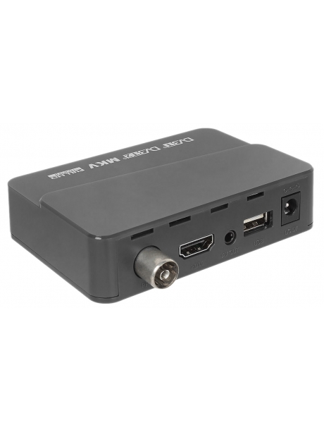 ТВ-тюнер DVB-T2 BBK SMP001 HDT2 темно-серый