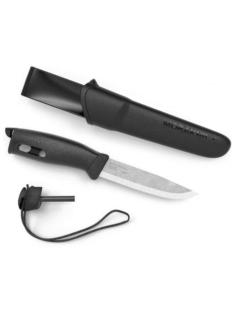 нож с огнивом Morakniv Spark black