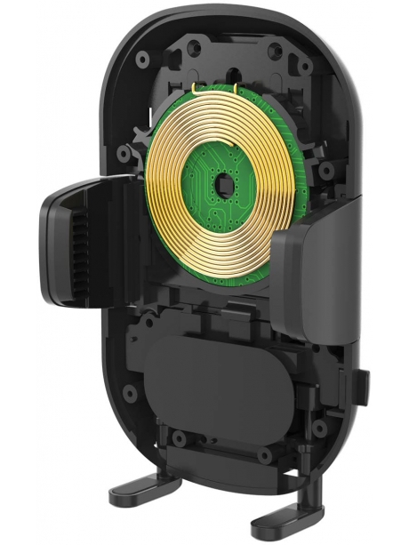 держатель смартфона с беспроводной зарядкой Arroys Vent-W1 Auto black