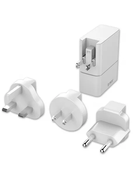 зарядное устройство для путешествий EMY MY-A501Q QC3.0 + кабель USB - Type-C white