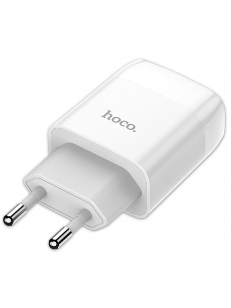 зарядное устройство Hoco C73A Glorious dual port charger white