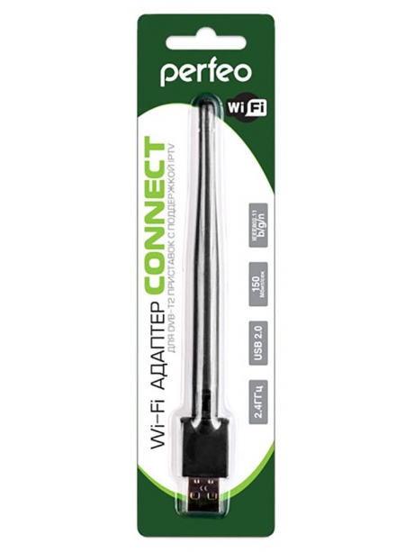 Wi-Fi адаптер для DVB-T2 приставок PERFEO Connect USB-WiFi MT7601 