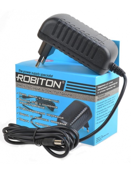 блок питания для светодиодного освещения Robiton IR12-2250S 5,5x2,5/12 черный
