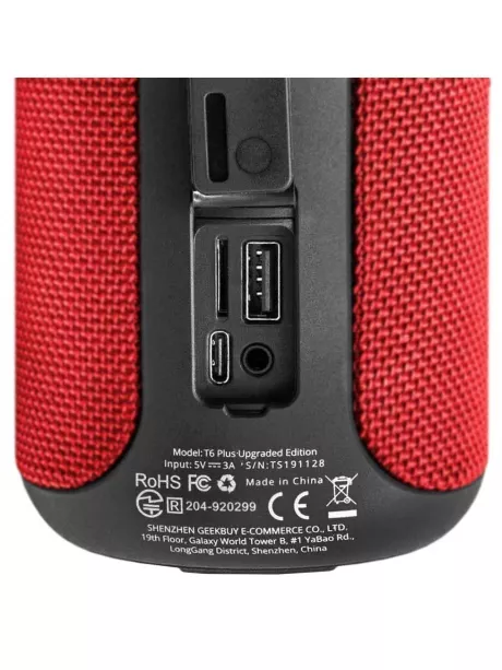 колонка Bluetooth Tronsmart Element T6 Plus Upgrade 40W red