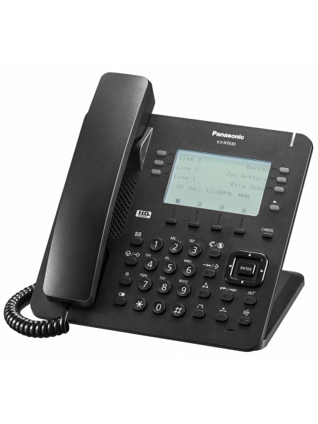 системный IP-телефон Panasonic KX-NT630RU black