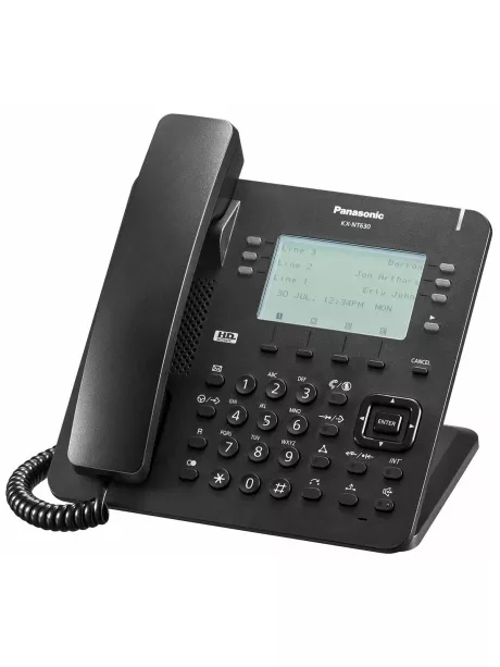 системный IP-телефон Panasonic KX-NT630RU black