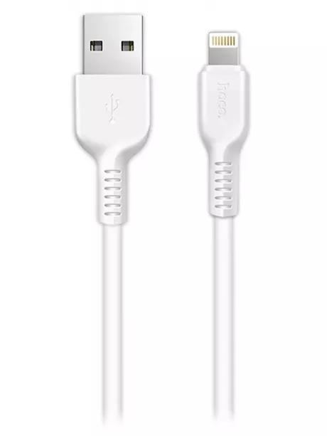 кабель передачи данных Hoco X13 lightning 1m white
