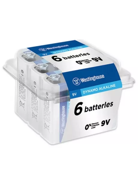 щелочная батарейка Westinghouse 6LR61/Крона Dynamo Alkaline-PB6 