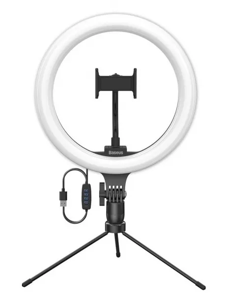 настольная подставка Baseus Live Stream Holder-table Stand (10-inch Light Ring) black
