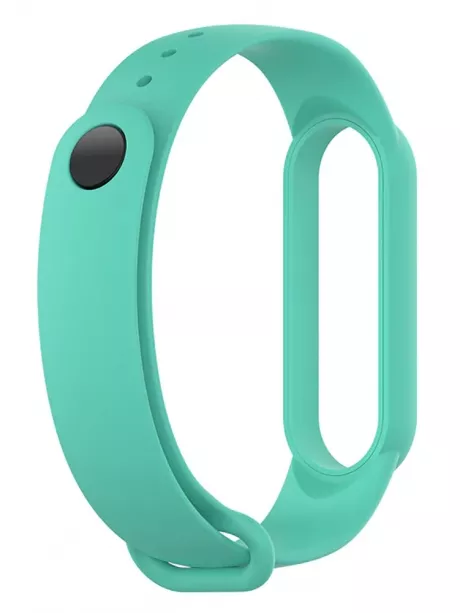 силиконовый ремешок Xiaomi для Mi Band 5 бирюзовый