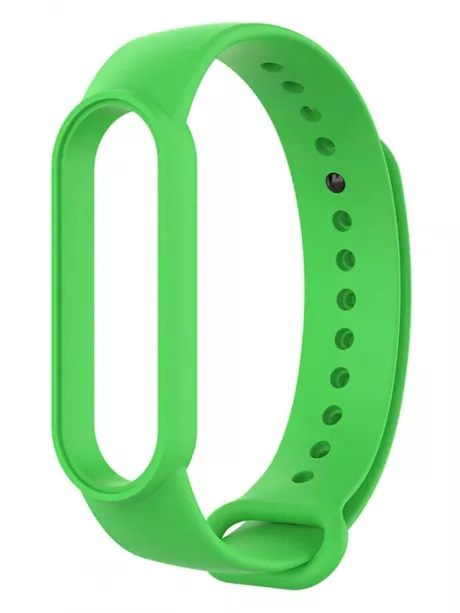 силиконовый ремешок Xiaomi для Mi Band 5 зеленый