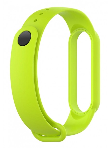 силиконовый ремешок Xiaomi для Mi Band 5 лайм