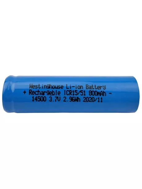 литиевый аккумулятор 3.7v Westinghouse ICR14500 800mAh без защиты 