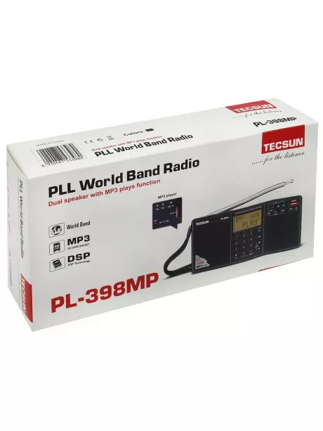 цифровой радиоприемник Tecsun PL-398MP (export version) black