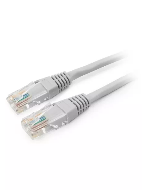 патч корд Cablexpert UTP кат.5e, 0.5м, литой серый