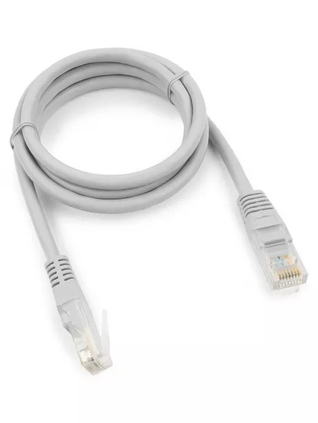 патч корд Cablexpert UTP кат.5e, 0.5м, литой серый