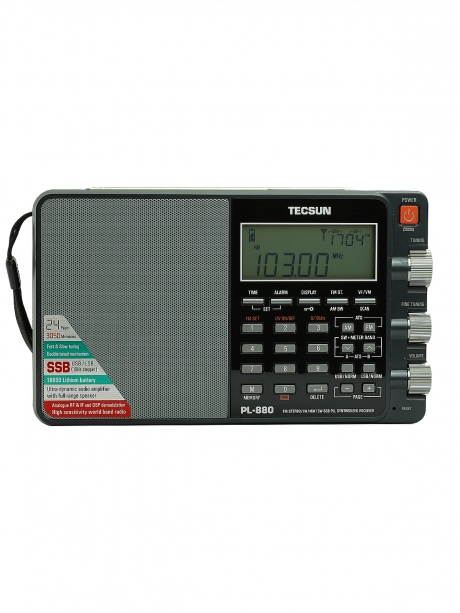 всеволновый цифровой радиоприемник Tecsun PL-880 (export version) black