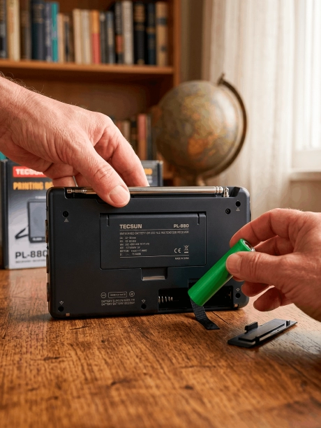 всеволновый цифровой радиоприемник Tecsun PL-880 (export version) black